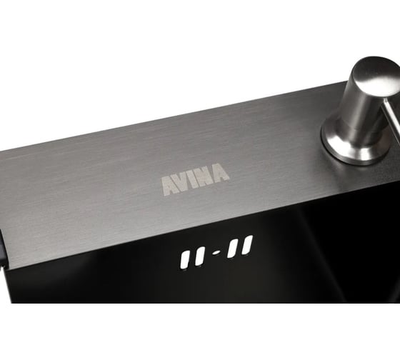 Мойка с дозатором AVINA 7848 - 1,5 black