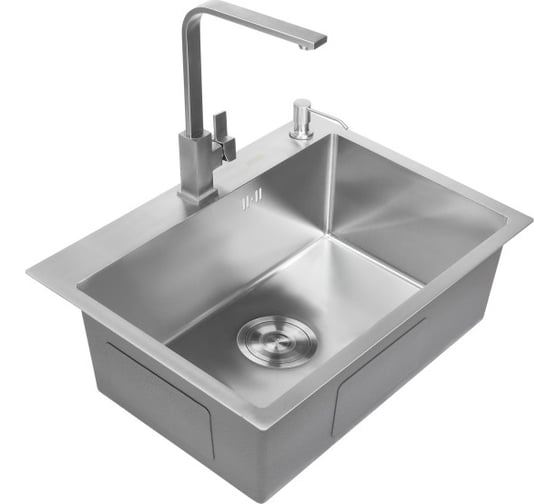 Мойка с дозатором AVINA 6048 satin