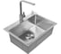 Мойка с дозатором AVINA 6048 satin 3