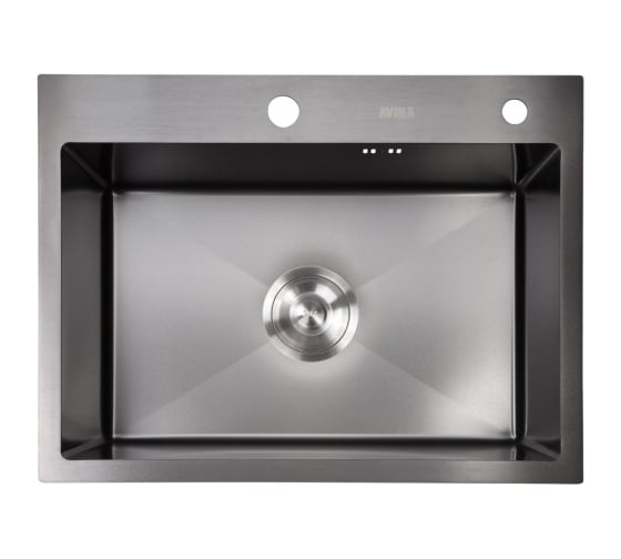 Мойка с дозатором AVINA 6548 black