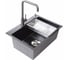 Мойка с дозатором AVINA 6548 black 1