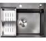 Мойка с дозатором AVINA 6548 black 2