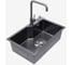 Мойка с дозатором AVINA 6548 S black 3