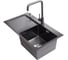 Мойка с дозатором AVINA 7848 R black 4