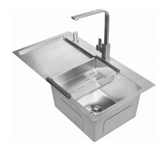 Мойка с дозатором AVINA 7848 R satin 1