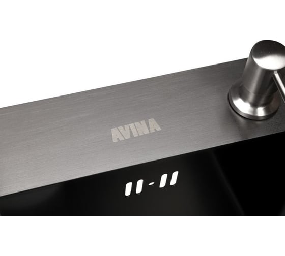 Мойка с дозатором AVINA 4848 black