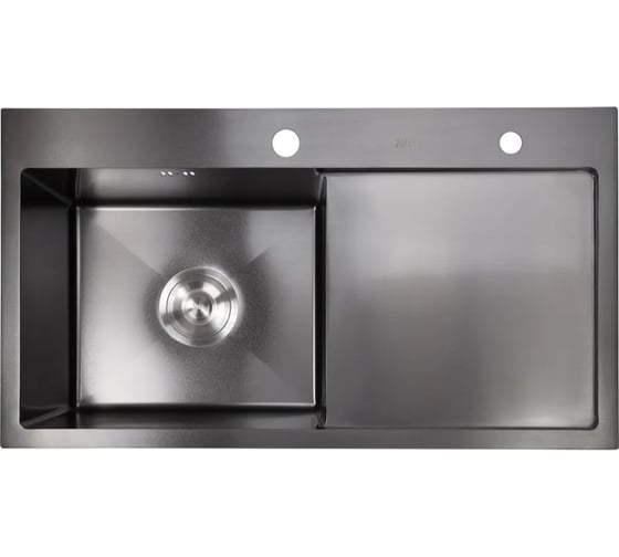 Мойка с дозатором AVINA 7848 L black
