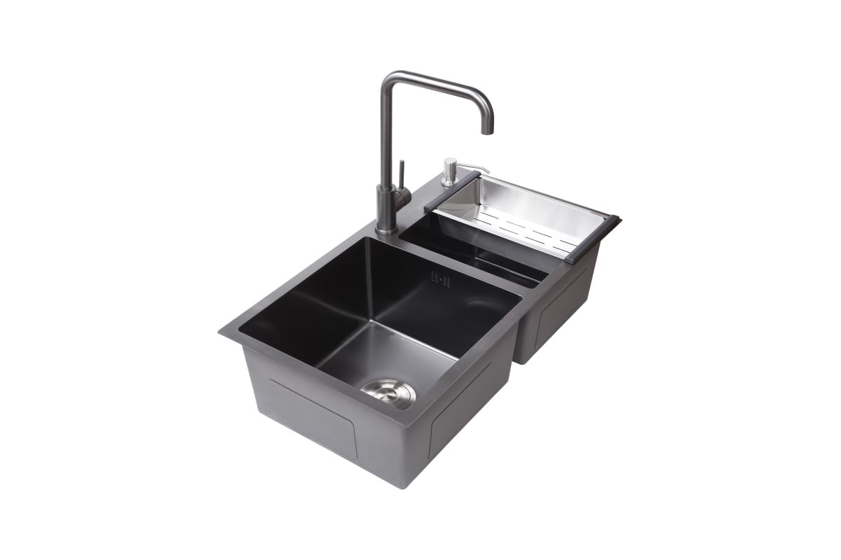 Мойка с дозатором AVINA 8048 black - выгодная цена, отзывы ...