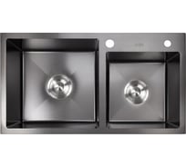 Мойка с дозатором AVINA 8048  black