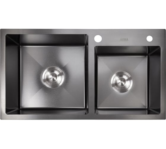 Мойка с дозатором AVINA 8048  black