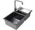 Мойка с дозатором AVINA 8048  black 3