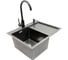 Мойка с дозатором AVINA 5848 L black 4
