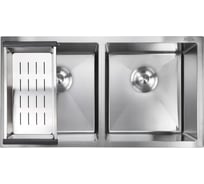 Мойка с дозатором AVINA 7848 - 2 satin