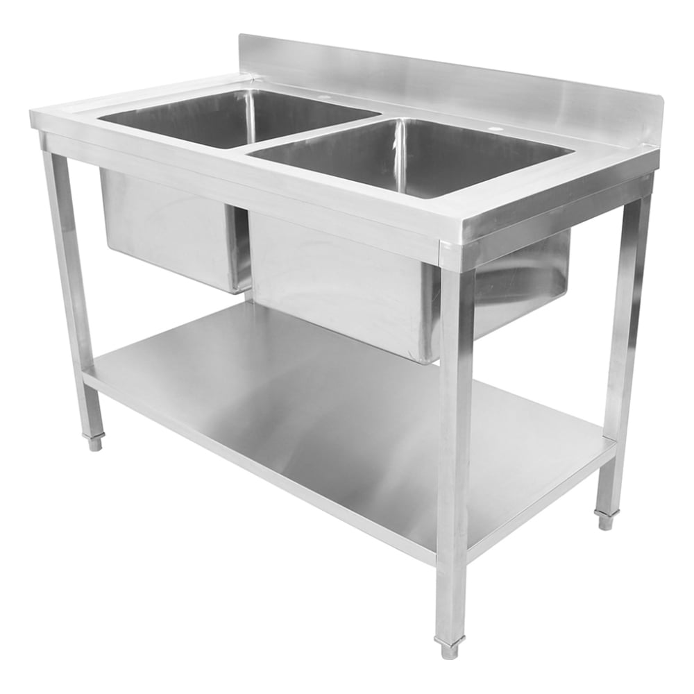 Моечная ванна Viatto Commercial с бортом, нержавеющая сталь std245a ...