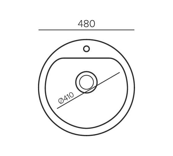 Кухонная мойка Polygran Quartzbond bond-480 уголь 688193