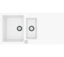 Мойка ALVEUS granital cadit 80 arctic - g11 1000x500 в компл с сифоном 1140599