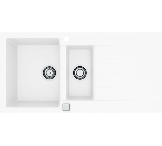 Мойка ALVEUS granital cadit 80 arctic - g11 1000x500 в компл с сифоном 1140599 1