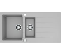 Мойка ALVEUS granital cadit 80 concrete - g81 1000x500 в компл с сифоном 1140600
