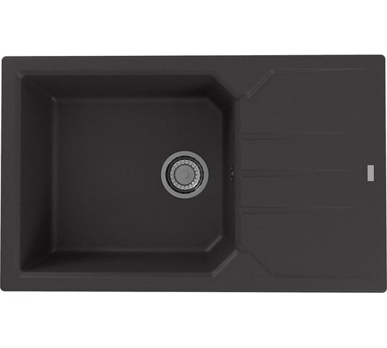 Мойка ALVEUS granital record 40 carbon-g91 780x480x180 с сифоном 1144466