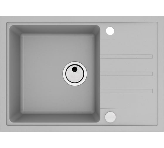 Мойка ALVEUS granital intermezzo 40 concrete -g81 680x480x200 в компл.с сифоном 1144967 1