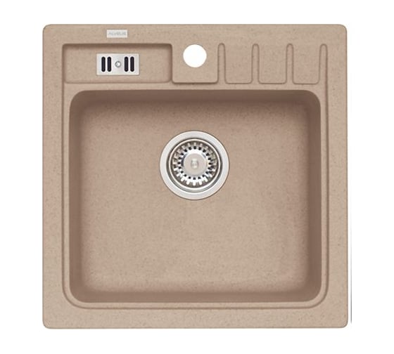 Мойка ALVEUS granital niagara 20 beige-g55 465x465x180;1x с сифоном 1089483