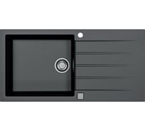 Мойка ALVEUS granital cadit 50 carbon - g91 1000x500 1x в комплекте с сифоном 1140598