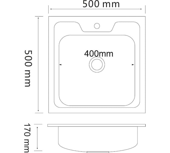 Кухонная мойка РМС MG6-5050