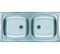 Мойка ALVEUS basic 70 nat-60 860x435 в комплекте с сифоном 1008846