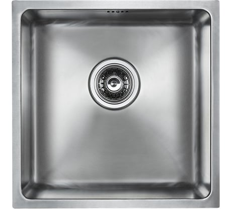 Кухонная мойка Paulmark VISTA 44, брашированная нержавеющая сталь, 440х440мм, PM304444-BS