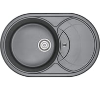 Кухонная мойка GRANULA GR-7801 ШВАРЦ