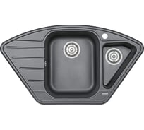Кухонная мойка GRANULA GR-9101 ШВАРЦ