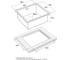 Кухонная мойка Paulmark AISI304 ALLER 48 UNI, брашированное золото, PVD, 480х440мм, PM804844-BG 4