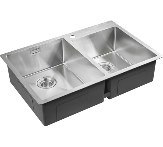 Мойка Paulmark AISI304 BERMAN брашированная нержавеющая сталь 780x510мм PM517851-BS