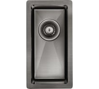Мойка Paulmark AISI304 KLEIN, нержавеющая сталь вороненая сталь, 230x440мм PM202344-GM