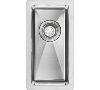 Мойка Paulmark AISI304 KLEIN, брашированная нержавеющая сталь 230x440мм PM202344-BS