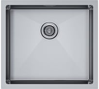 Кухонная мойка Paulmark GERBERG 48 UNI, брашированная нержавеющая сталь, 480х440мм, PM214844-BS