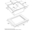 Кухонная мойка Paulmark GERBERG 48 UNI, брашированное золото, 480х440мм, PM214844-BG 4