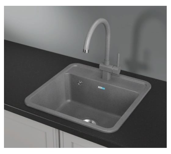 Кухонная мойка GRANULA стандарт кварц ST-5001 графит