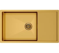 Мойка Paulmark WING брашированное золото, 780x440мм PM217844-BG