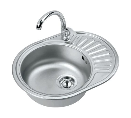 Мойка ALVEUS genesis ciklo 10 sat-90 570x440 в комплекте с сифоном 1123826
