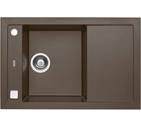 Мойка ALVEUS granital+ formic 30 chocolate-g03m 760x500 1x с сифоном 1108029