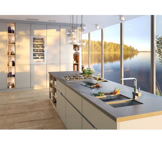 Мойка ALVEUS quadrix 10 brs-90 230x450x175 в комплекте с сифоном 1102602