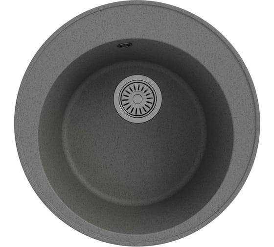 Мойка для кухни Teymi D48 круглая серая матовая Lina Smart T120105 ЦБ-00266884 ЦБ-00266885