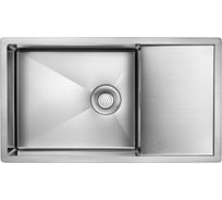 Мойка Paulmark AISI304 PLATTE брашированная нержавеющая сталь 780x440мм PM807844-BS