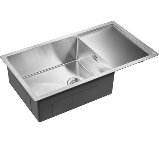Мойка Paulmark AISI304 PLATTE брашированная нержавеющая сталь 780x440мм PM807844-BS