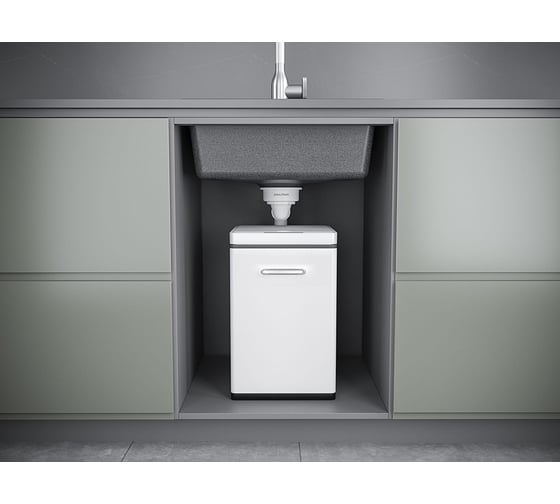 Гранитная мойка Paulmark STEPIA 60 белый, 590x510 PM115951-WH