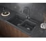 Гранитная мойка Paulmark TANDEM 80/1,5 черный, 820x500 мм PM238250-BL 3