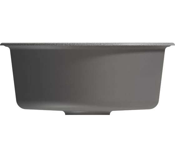 Мойка MIXLINE ml-gm09 круглая, темно-серая (309), 510 мм (глуб. чаши 190) new 551798