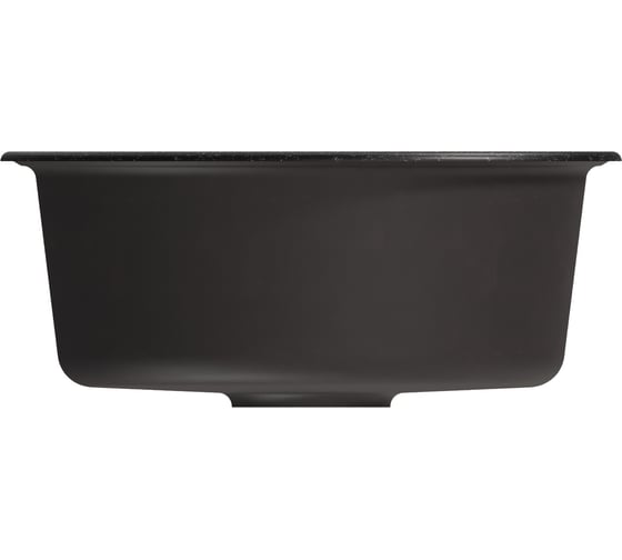 Мойка MIXLINE ml-gm09 круглая, черная (308), 510 мм (глуб. чаши 190) new 551797