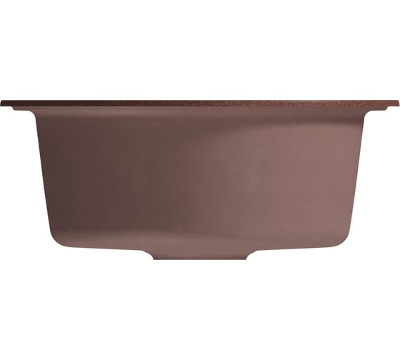 Мойка MIXLINE ml-gm11 круглая, терракотовая (307), 500мм (глуб. чаши 180) new 551820